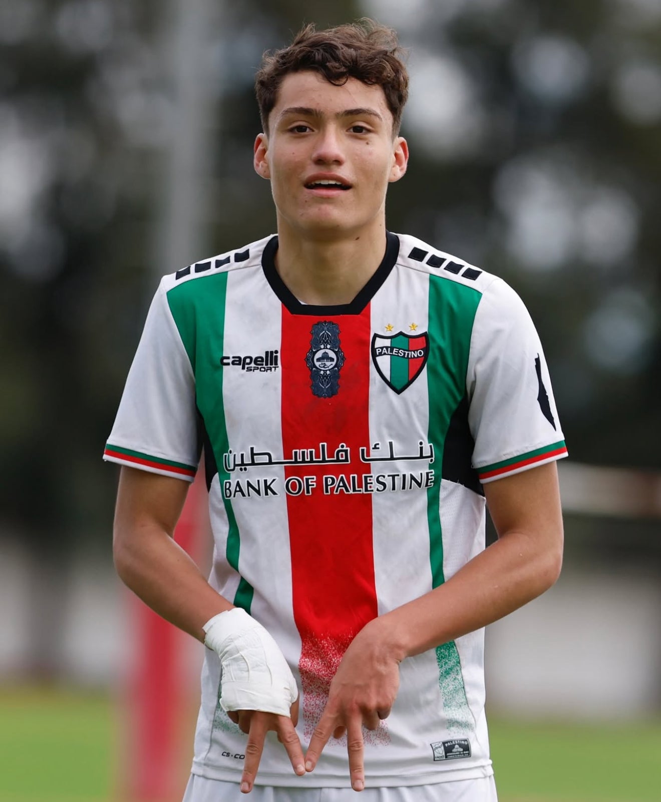 Camiseta Palestino Fútbol Chile 2024 Local