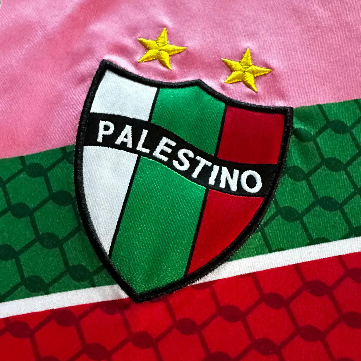 Camiseta Palestino Rosa Chile Fútbol 2023
