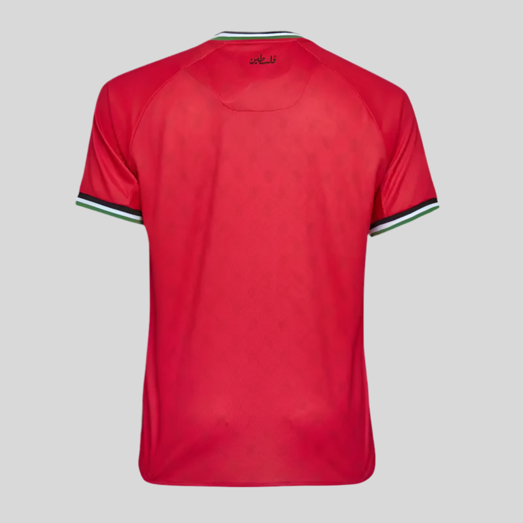 Camiseta Palestina Selección Nacional Fútbol Roja 2025 Local