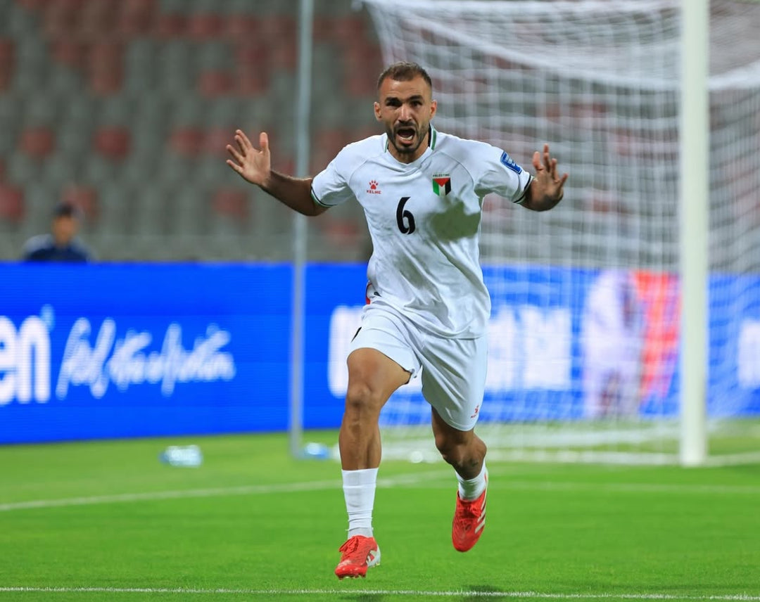 Camiseta Palestina Selección Nacional Fútbol Blanca 2025 Visitante