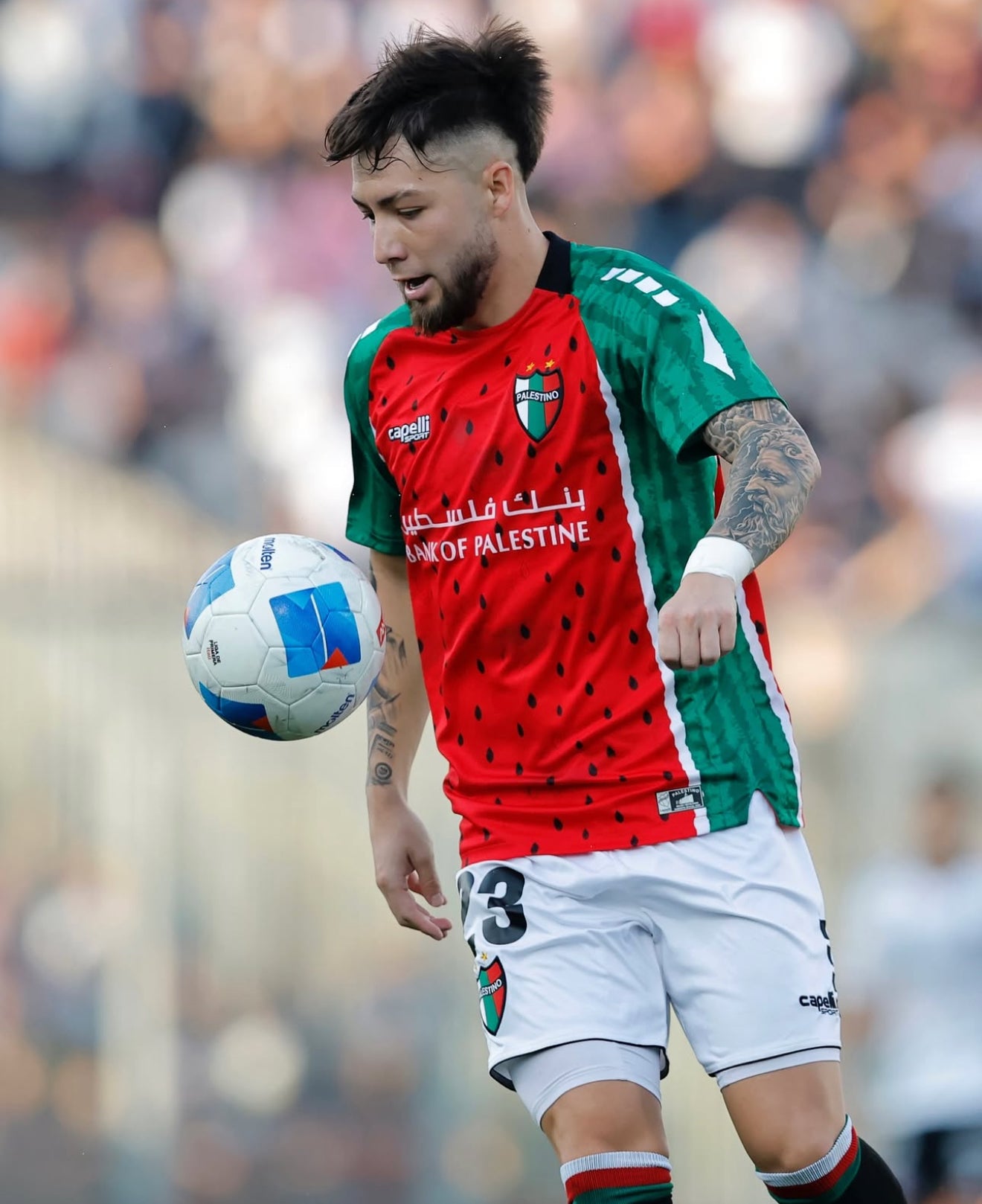 Camiseta Palestino Sandia Chile Futbol 2025