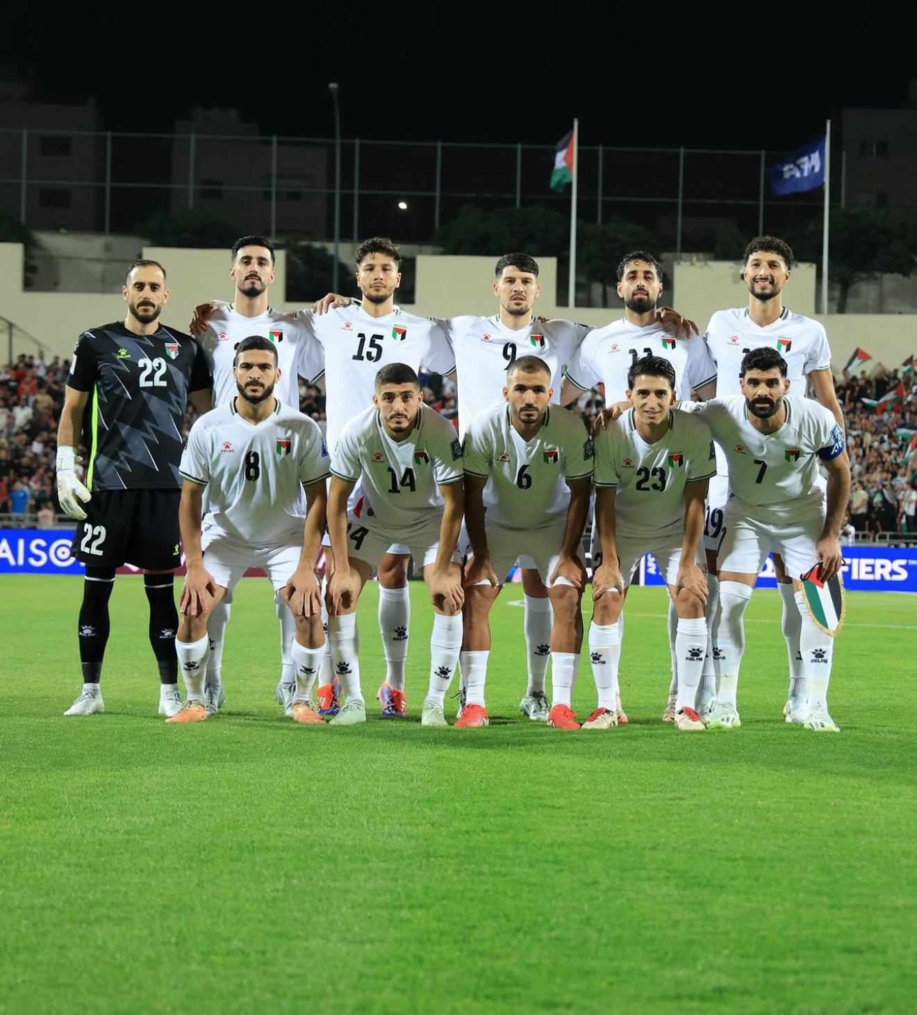 Camiseta Palestina Selección Nacional Fútbol Blanca 2025 Visitante