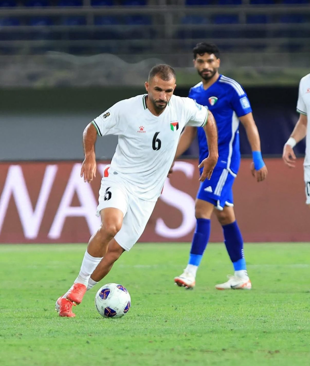 Camiseta Palestina Selección Nacional Fútbol Blanca 2025 Visitante