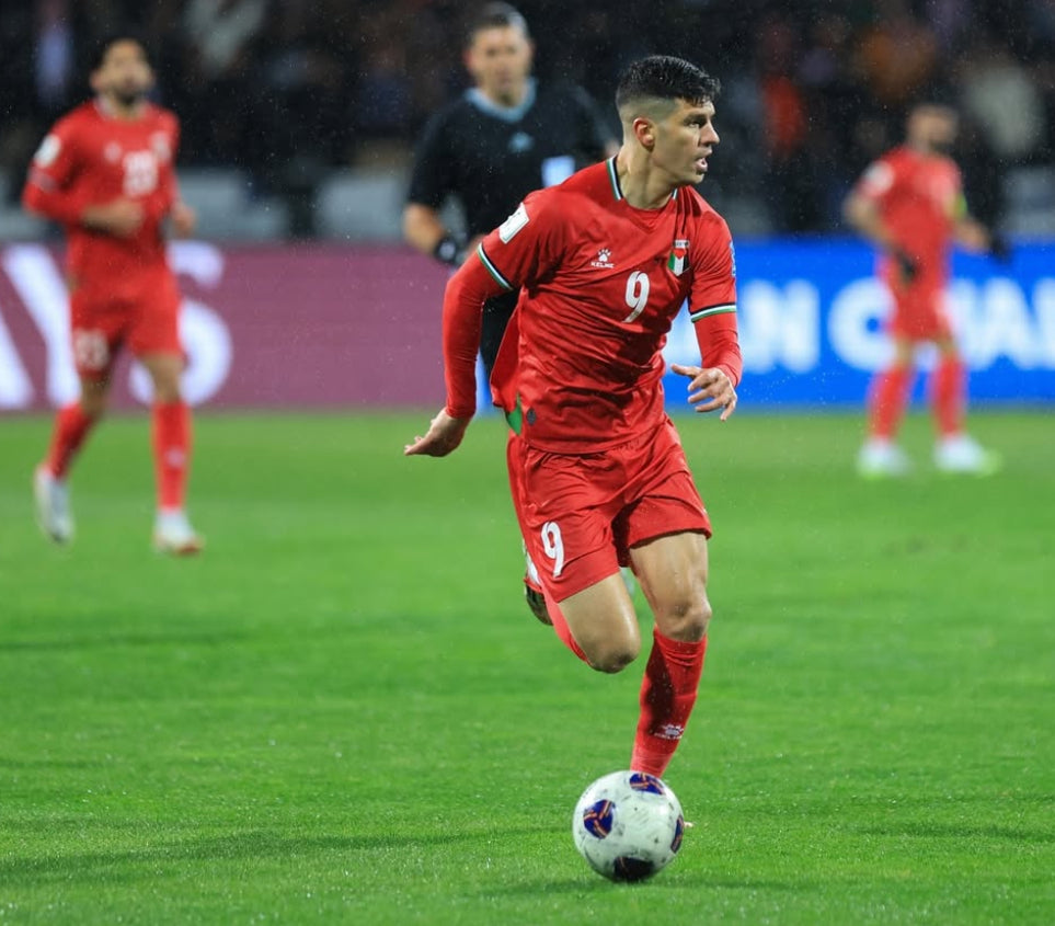 Camiseta Palestina Selección Nacional Fútbol Roja 2025 Local