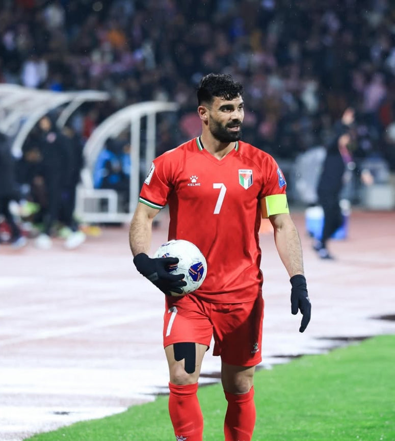 Camiseta Palestina Selección Nacional Fútbol Roja 2025 Local