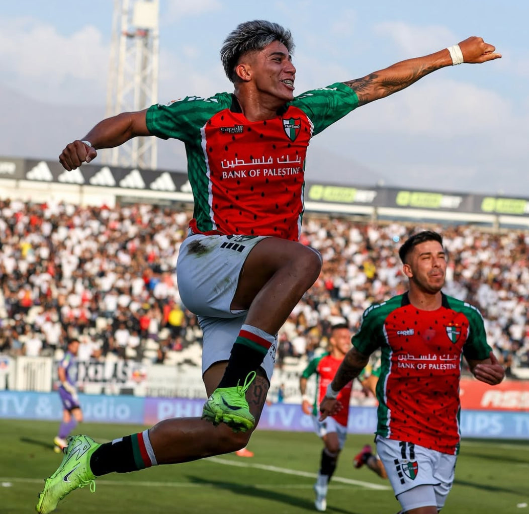 Camiseta Palestino Sandia Chile Futbol 2025
