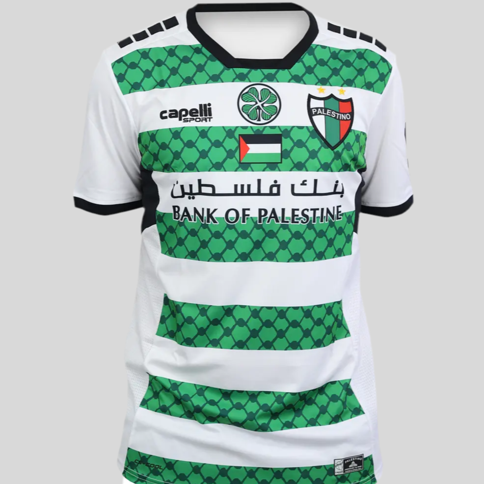 Camiseta Palestino Futbol Celtic Chile 2024
