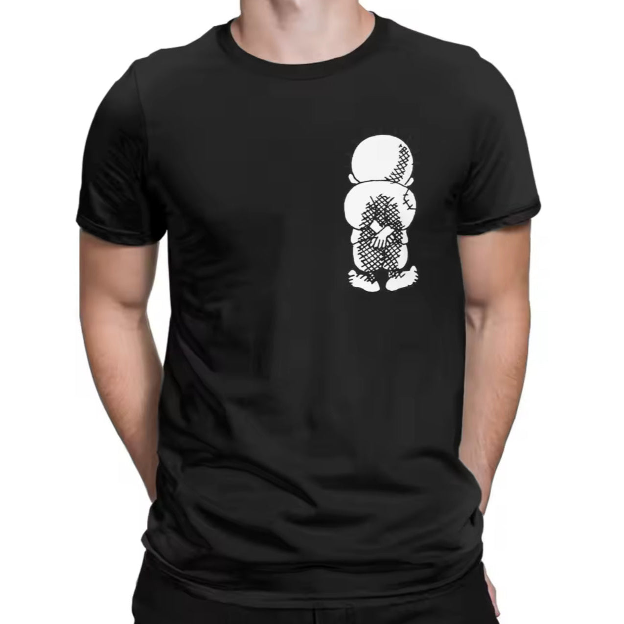 Camiseta Palestina Handala Negra
