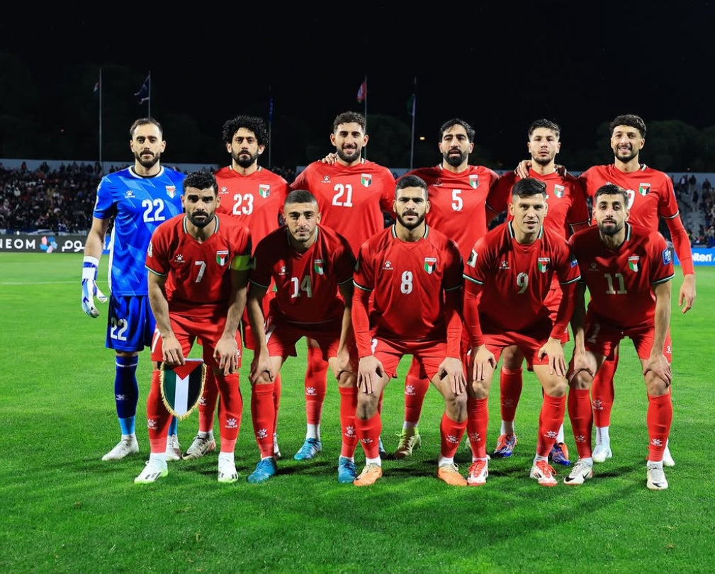 Camiseta Palestina Selección Nacional Fútbol Roja 2025 Local