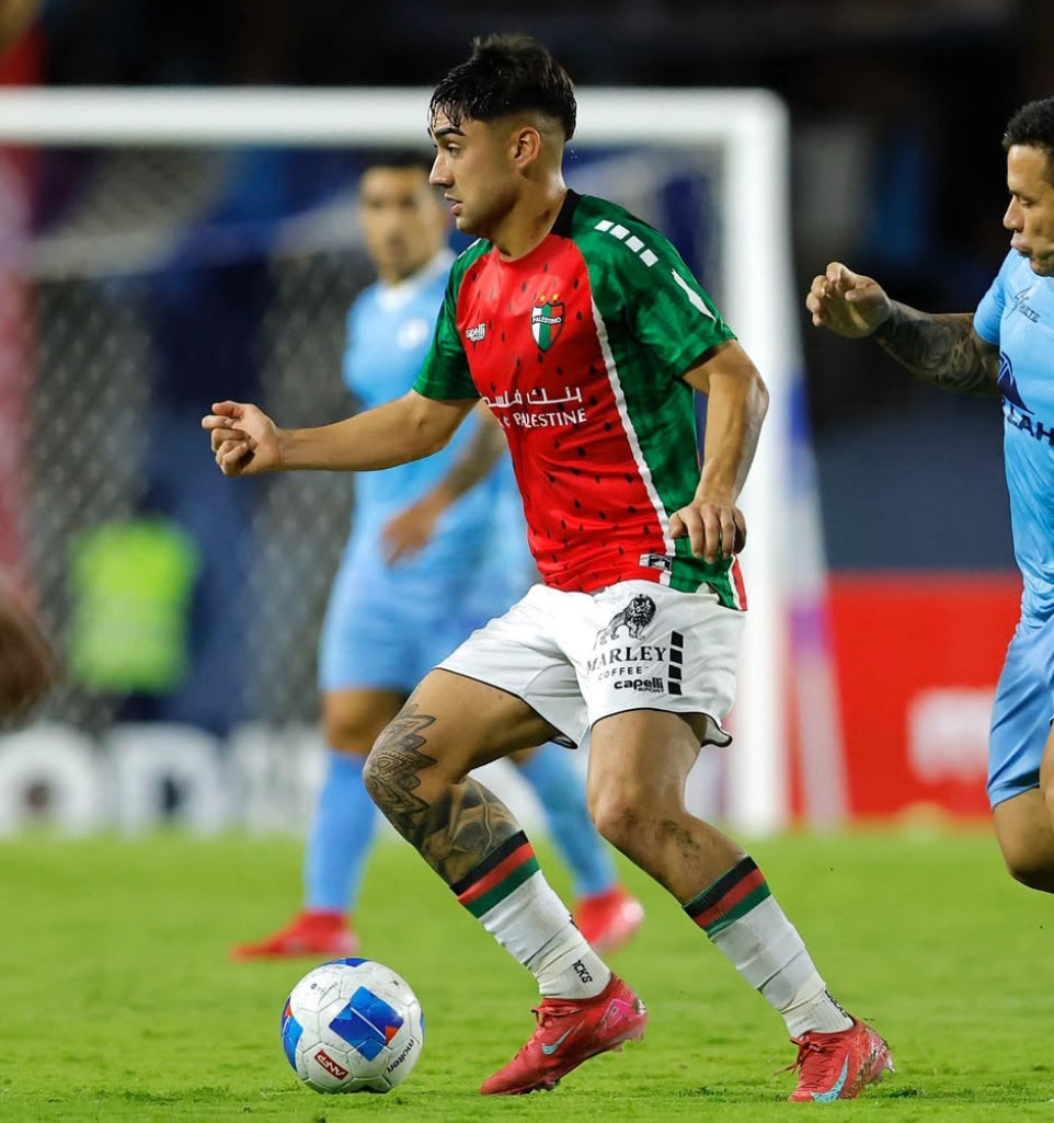 Camiseta Palestino Sandia Chile Futbol 2025