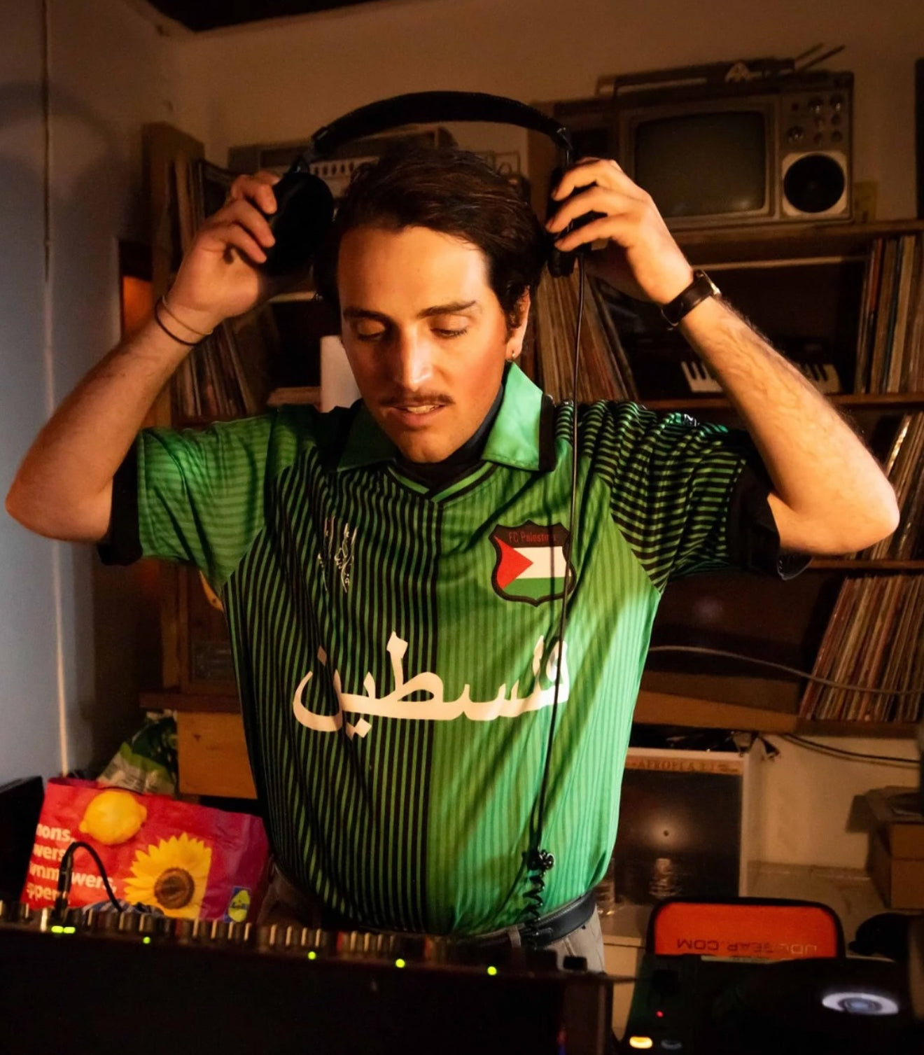 Camiseta Palestina Fútbol 2025 retro verde