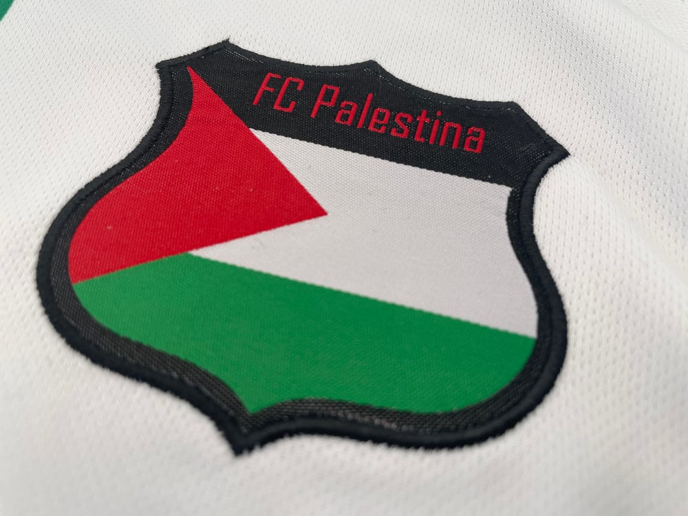 Camiseta Palestina Fútbol 2025 Blanca con mapa 11