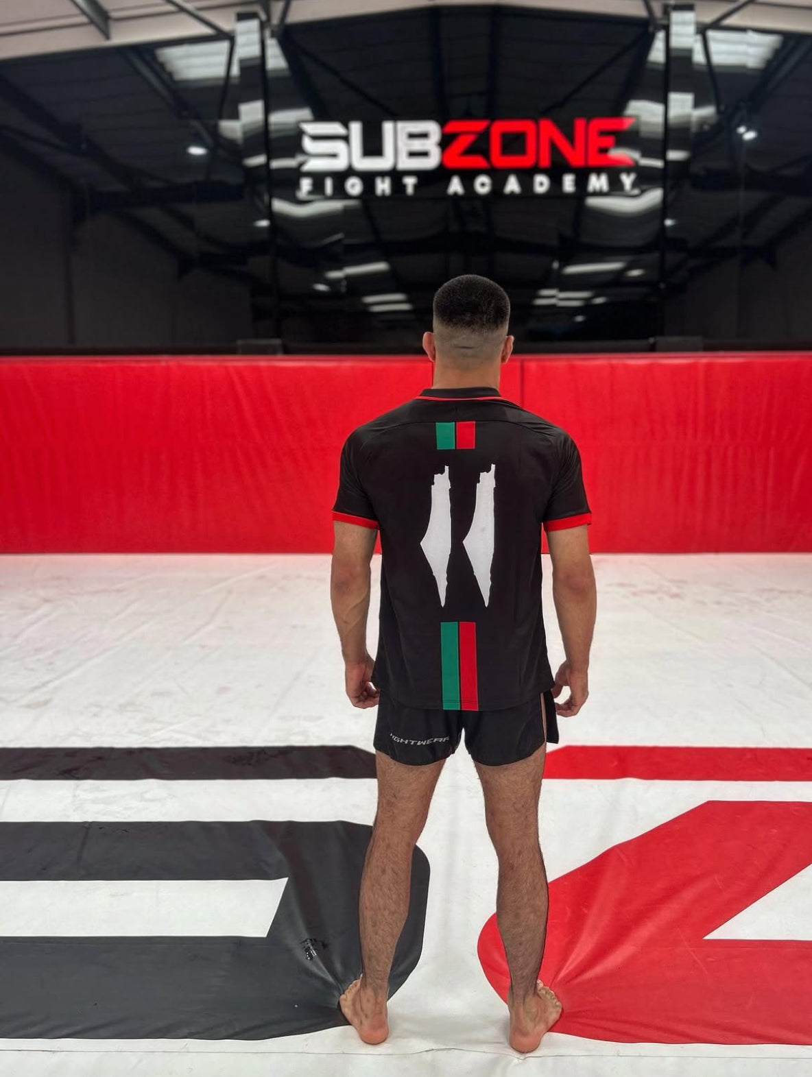 Camiseta Palestina Fútbol 2025 Negra con Mapa 11