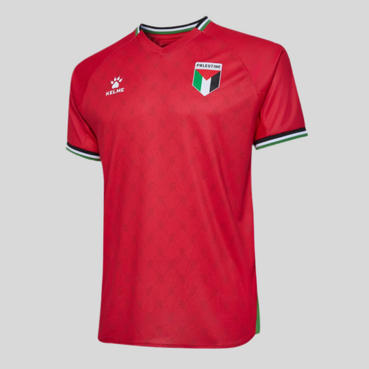 Camiseta Palestina Selección Nacional Fútbol Roja 2025 Local