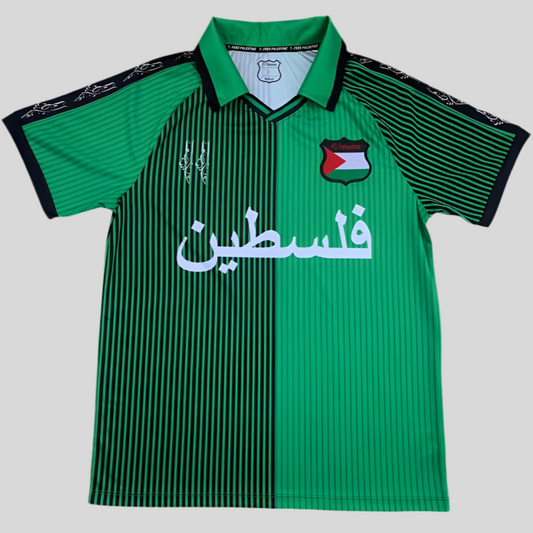 Camiseta Palestina Fútbol 2025 retro verde