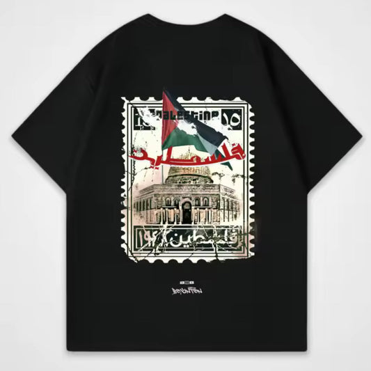 Camiseta Palestina Sello Bandera