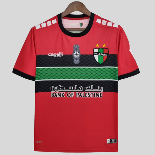 Camiseta Palestino Roja Chile Fútbol 2023