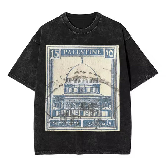 Camiseta Palestina Negra Unisex