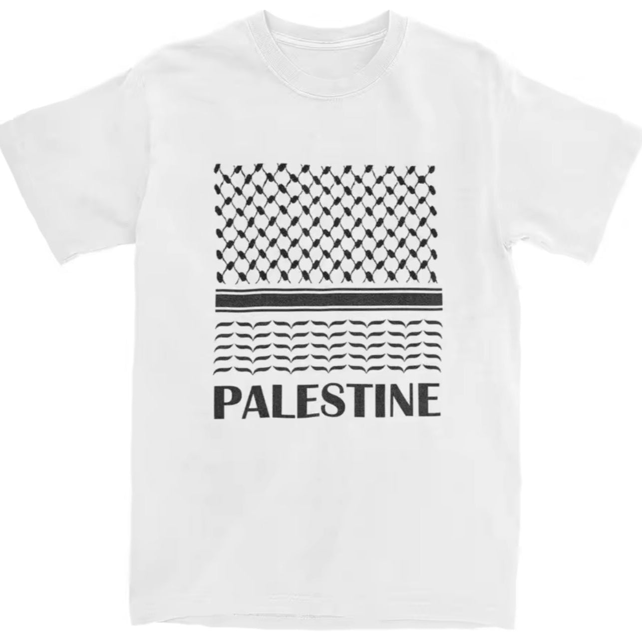 Camiseta Palestina blanca