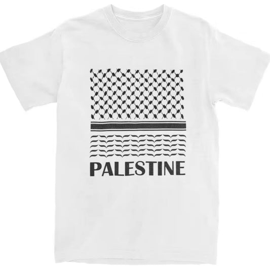 Camiseta Palestina blanca