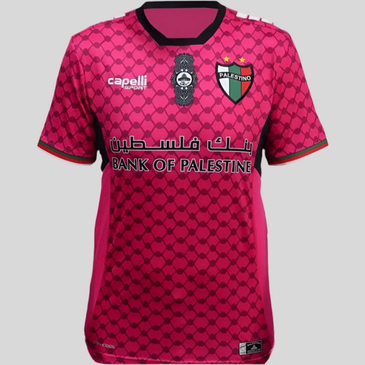Camiseta Palestino Rosa Chile Fútbol 2024
