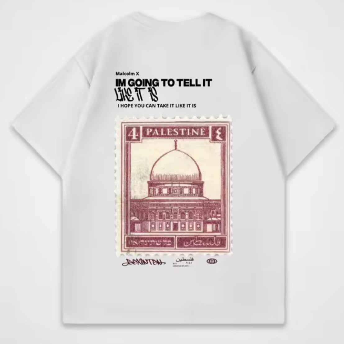 Camiseta blanca Palestina