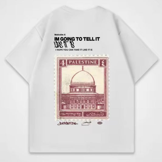 Camiseta blanca Palestina