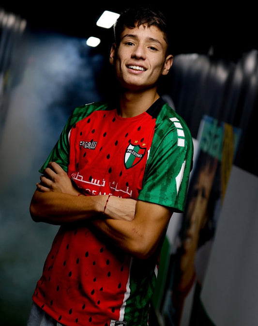 Camiseta Palestino Sandia Chile Futbol 2025