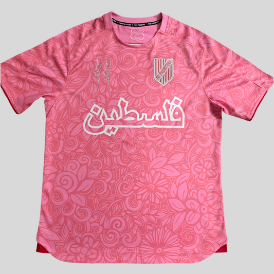 Camiseta Palestina Fútbol 2025 rosa