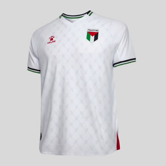 Camiseta Palestina Selección Nacional Fútbol Blanca 2025 Visitante